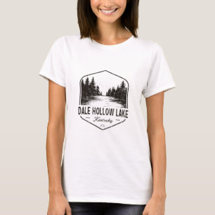 T-shirt Lac Dale Hollow Kentucky Extérieur Vintage 1