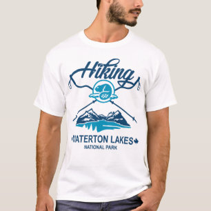 T-shirt Lac de cristal. Parc national de Waterton.