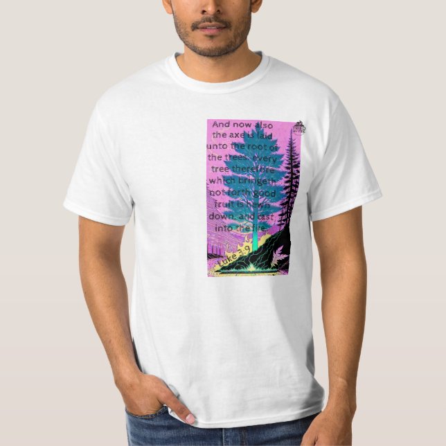 T-shirt Lac de feu 3 - Tête homme (Devant)