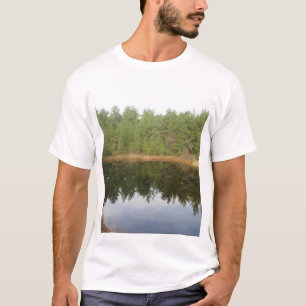 T-shirt Lac de réflexion des pins