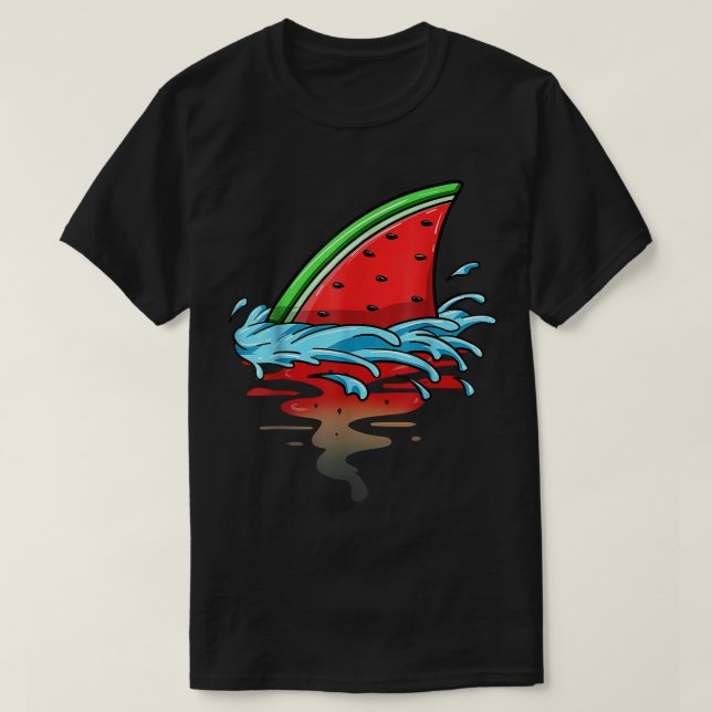 T-shirt Lac de Shark Watermelon (Design devant)