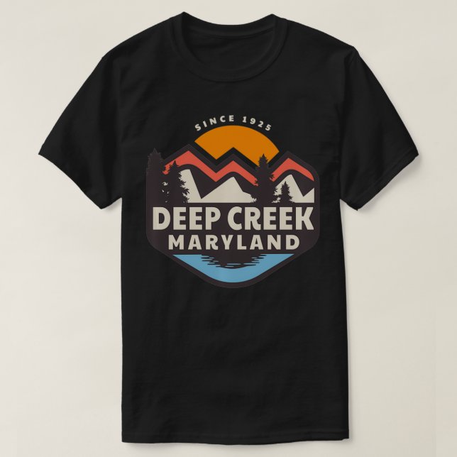 T-shirt Lac Deep Creek (Design devant)