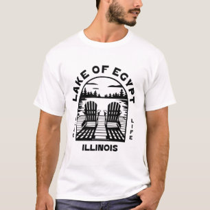 T-shirt Lac d'Egypte Illinois Plein Air Vintage