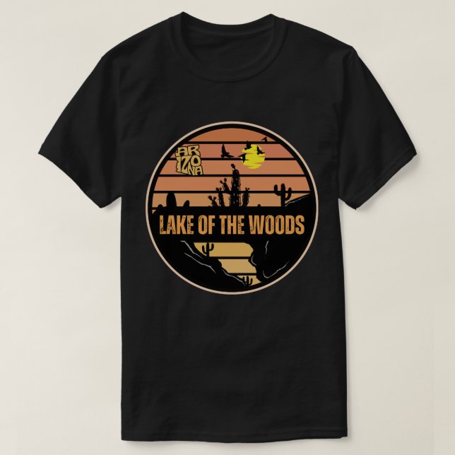 T-shirt Lac des Bois, Arizona (Design devant)
