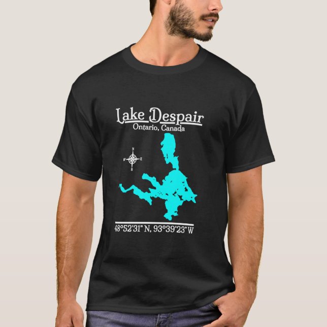 T-shirt Lac Despair Ontario Canada (Devant)