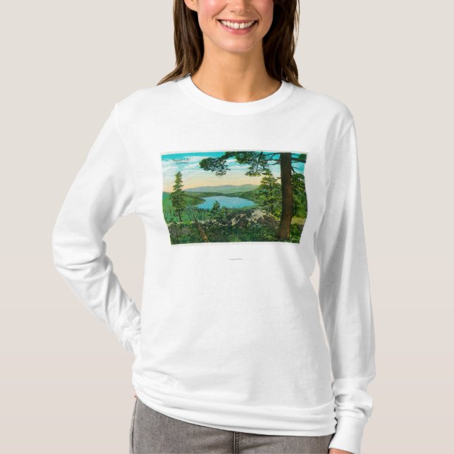 T-shirt Lac Donner, la Californie de Ridge (Devant)