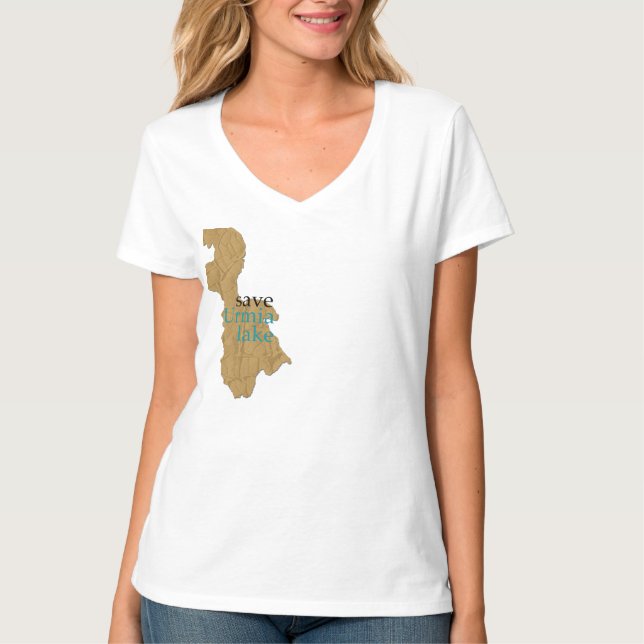 T-shirt lac d'urmia (Devant)