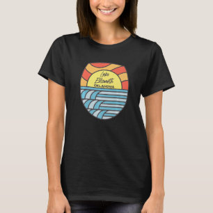 T-shirt Lac Ellsworth Oklahoma Ok coucher de soleil vacanc