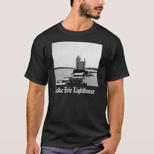 T-shirt Lac Erie Lighthouse (Devant)
