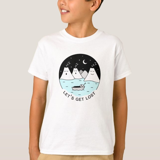 T-shirt Lac et volcans endormis (Devant)