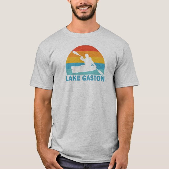 T-shirt Lac Gaston Caroline du Nord Virginie Kayak (Devant)