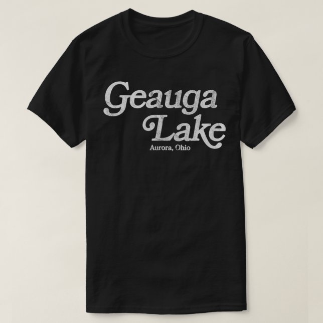 T-shirt Lac Geauga vintage (Design devant)