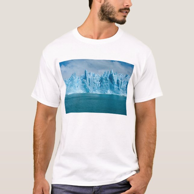 T-shirt Lac, glace et ciel bleus (Devant)