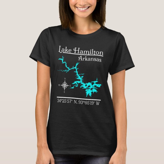 T-shirt Lac Hamilton Arkansas 3 (Devant)