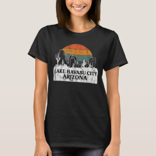 T-shirt Lac Havasu City AZ Arizona coucher de soleil Vinta