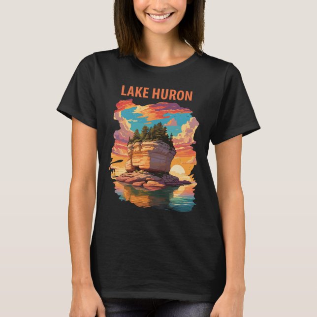 T-shirt Lac Huron (Devant)