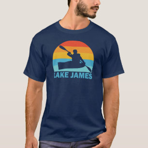 T-shirt Lac James Caroline du Nord Kayak