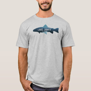 T-shirt Lac James Caroline du Nord Poisson