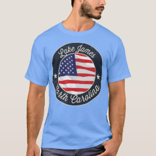 T-shirt Lac James - Patriotique Caroline du Nord Souvenir