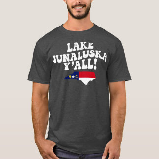 T-shirt Lac Junaluska Caroline du Nord NC Drapeau mignon S
