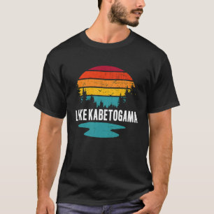 T-shirt Lac Kabetogama Minnesota Vacances pêche Vintage