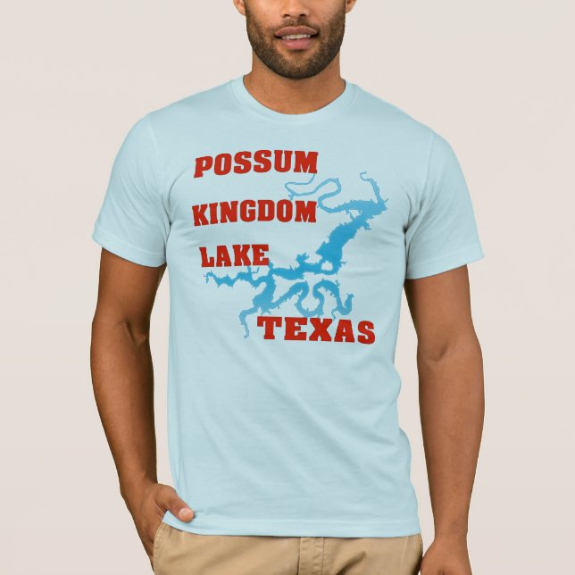 T-shirt Lac kingdom d'opossum, le Texas (Devant)