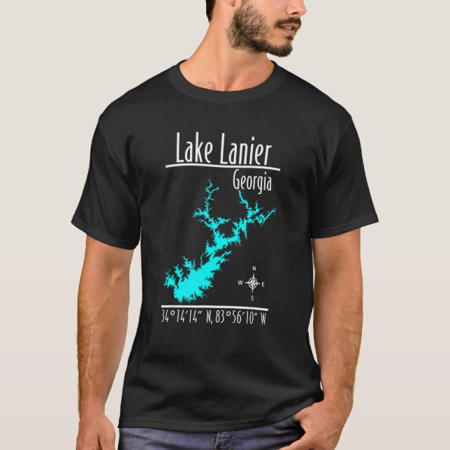 T-shirt lac Lanier Georgia (Devant)