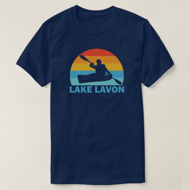 T-shirt Lac Lavon Texas Kayak (Design devant)
