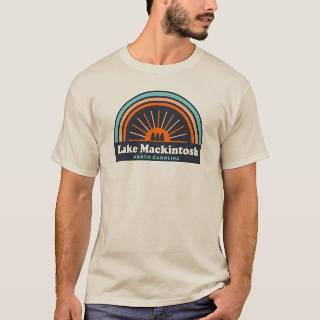 T-shirt Lac Mackintosh Caroline du Nord Arc en ciel (Devant)