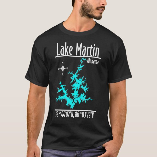 T-shirt Lac Martin Alabama (Devant)