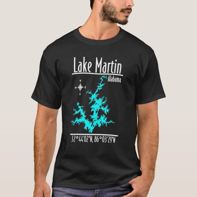 T-shirt Lac Martin Alabama (Devant)