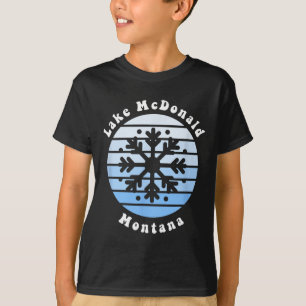 T-shirt Lac Mcdonald Montana Flacon de neige Noël hiver S