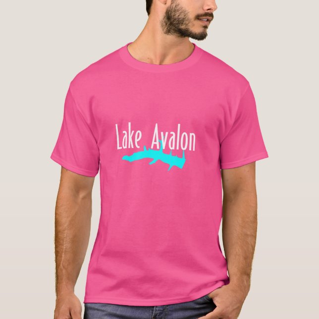 T-shirt Lac Minimaliste Avalon - Arkansas (Devant)
