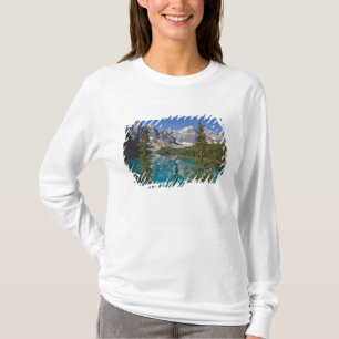 T-shirt Lac Moraine, Rocheuses canadiennes, Alberta, Canad