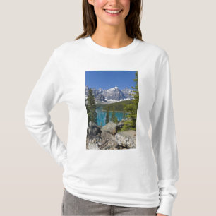 T-shirt Lac Moraine, Rocheuses canadiennes, Alberta, Canad
