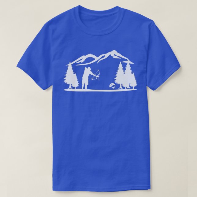 T-shirt Lac Mountain BowFishing Bowpêcheur Bow Fishing  (Design devant)