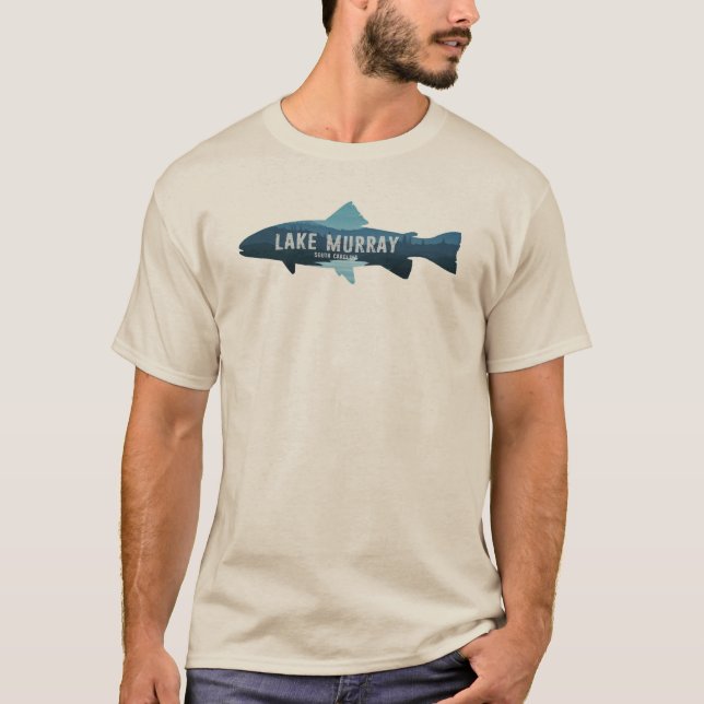 T-shirt Lac Murray Caroline du Sud Poisson (Devant)