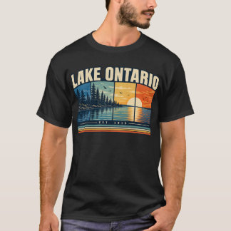 T-shirt Lac Ontario Rétro