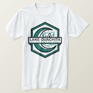 T-shirt lac ouachita arkansas lune brillance hexa