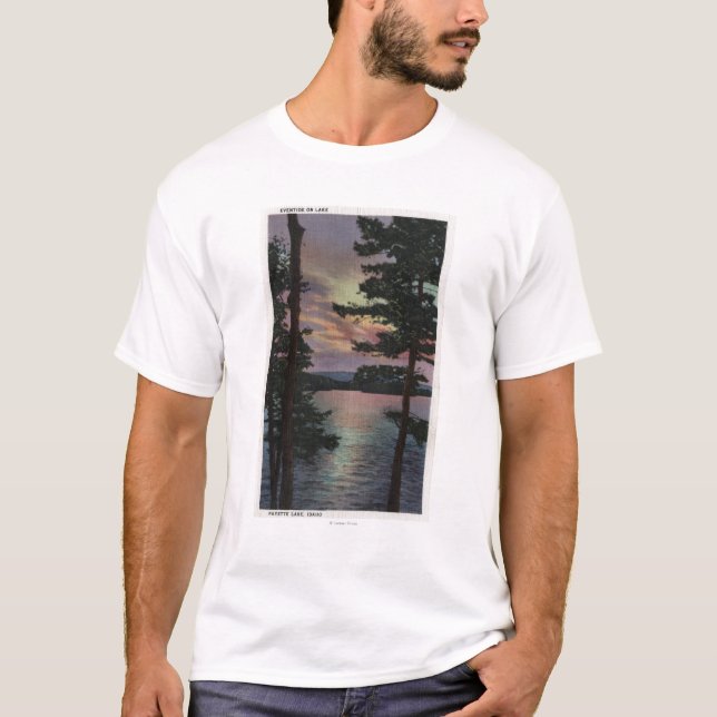 T-shirt Lac Payette, identification - Evintide sur la (Devant)