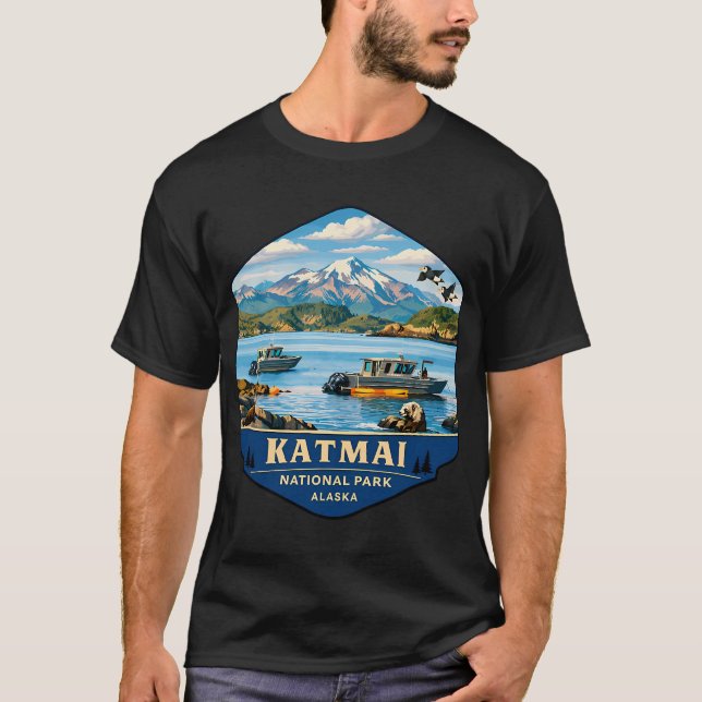 T-shirt Lac Rough River KY Coucher de soleil Rétro (Devant)