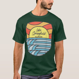 T-shirt Lac Springfield Illinois IL Sunset Vacation Souve