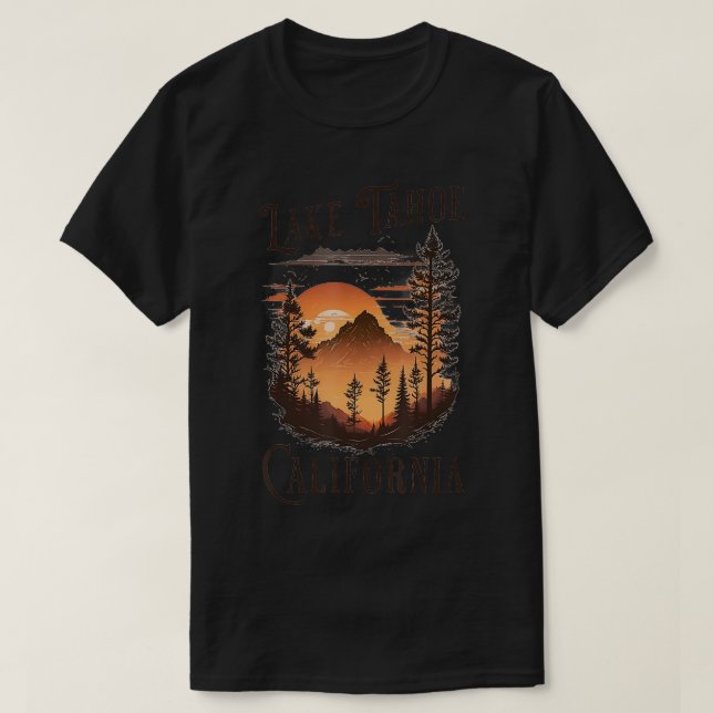 T-shirt Lac Tahoe 1 (Design devant)