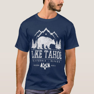 T-shirt Lac Tahoe California Bear Mountains Nature