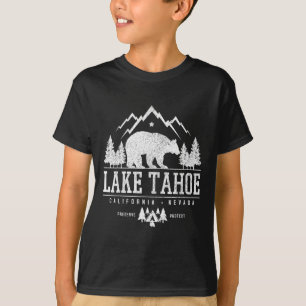 T-shirt Lac Tahoe Californie - Camp de nature Bear Mountai