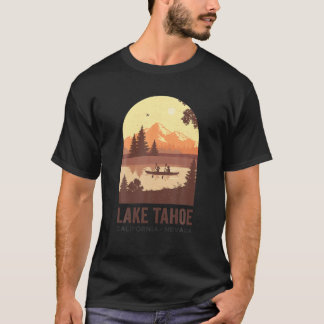 T-shirt Lac Tahoe Californie Nevada Summer Kayak à La