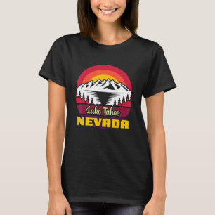 T-shirt Lac Tahoe Montagnes Faune Camping Randonnée Natur