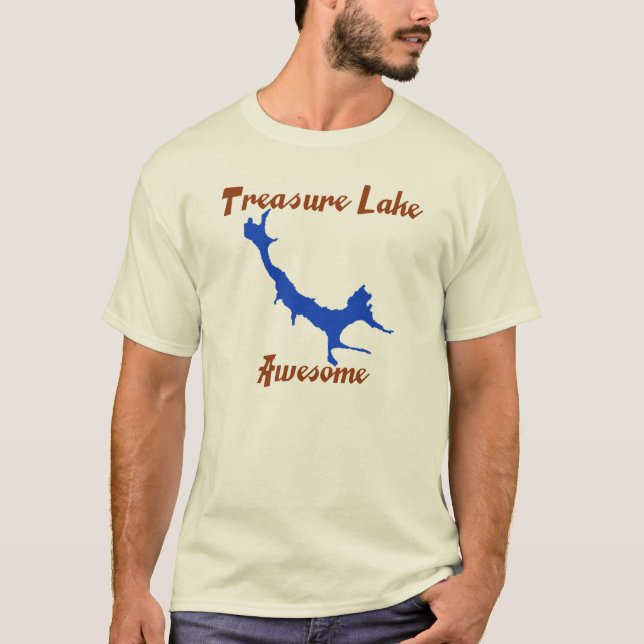 T-shirt Lac treasure impressionnant (Devant)