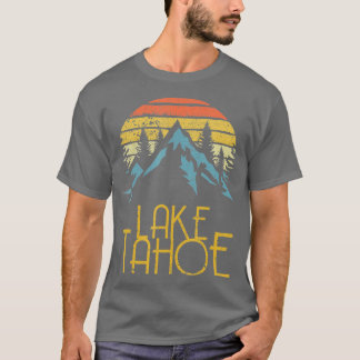 T-shirt Lac vintage Tahoe Californie Nevada Retro