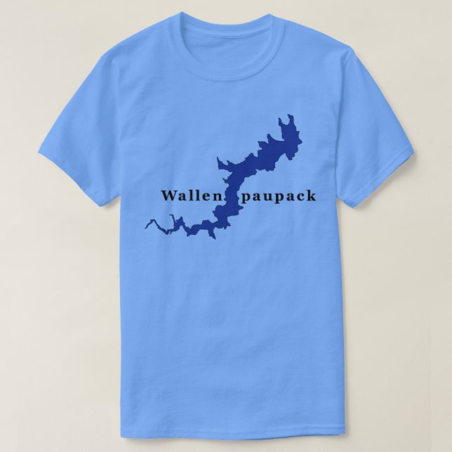 T-shirt Lac Wallenpaupack Pennsylvanie (Design devant)